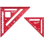 NEW Milwaukee 7 In. Rafter Square and 4-1/2 In. Trim Square Lightweight Set