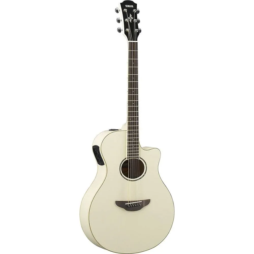 Yamaha APX-600VW Thinline Acoustic/Electric Guitar, Vintage White