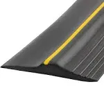 Papillon Universal Garage Door Bottom Threshold Seal Strip,Weatherproof Rubber DIY Weather Stripping Replacement, Not Include Sealant/Adhesive (20Ft, Black)