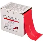 TheraBand Exercise Band - Latex Free - 50 Yard Roll - Red - Medium