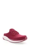 Propet Women's Tour Knit Slide Sneakers , Wine, Size - 10, Red