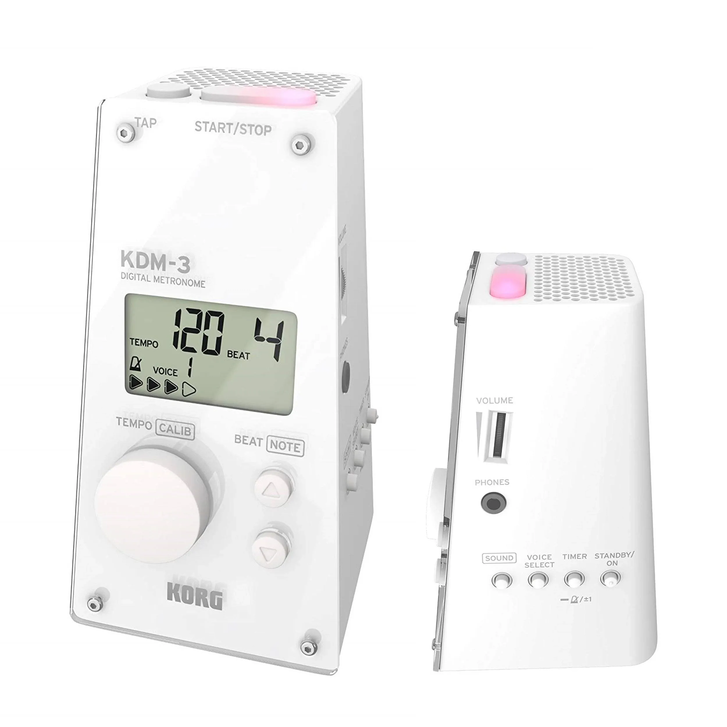 Korg KDM-3 Digital Metronome (White)