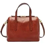 Fossil Women's Sydney Leather Satchel - Brown