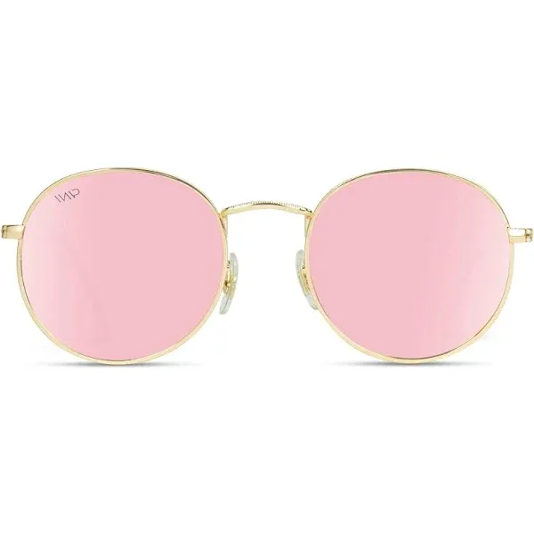 WearMe Pro - Reflective Lens Round Trendy Sunglasses