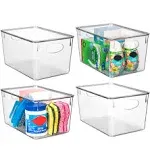 Clearspace Plastic Storage Bins with Lids – Perfect Kitchen Organization or Pant