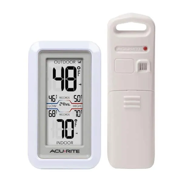 Acurite 02049 Digital Thermometer with Indoor/Outdoor Temperature