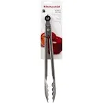 KitchenAid Stainless Steel Utility Tongs, 12 Inch 12 Inch, 