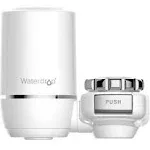 Waterdrop Ultra Filtration System for Skin Care, Faucet Water Filter, NSF Certified, 320 Gallons, Tap Water Filter, Reduces Chlorine, 𝐅𝐢𝐭𝐬 𝐒𝐭𝐚𝐧𝐝𝐚𝐫𝐝 𝐅𝐚𝐮𝐜𝐞𝐭, White(1 Filter)