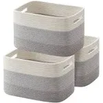 OIAHOMY Woven Storage Basket Pack of 3