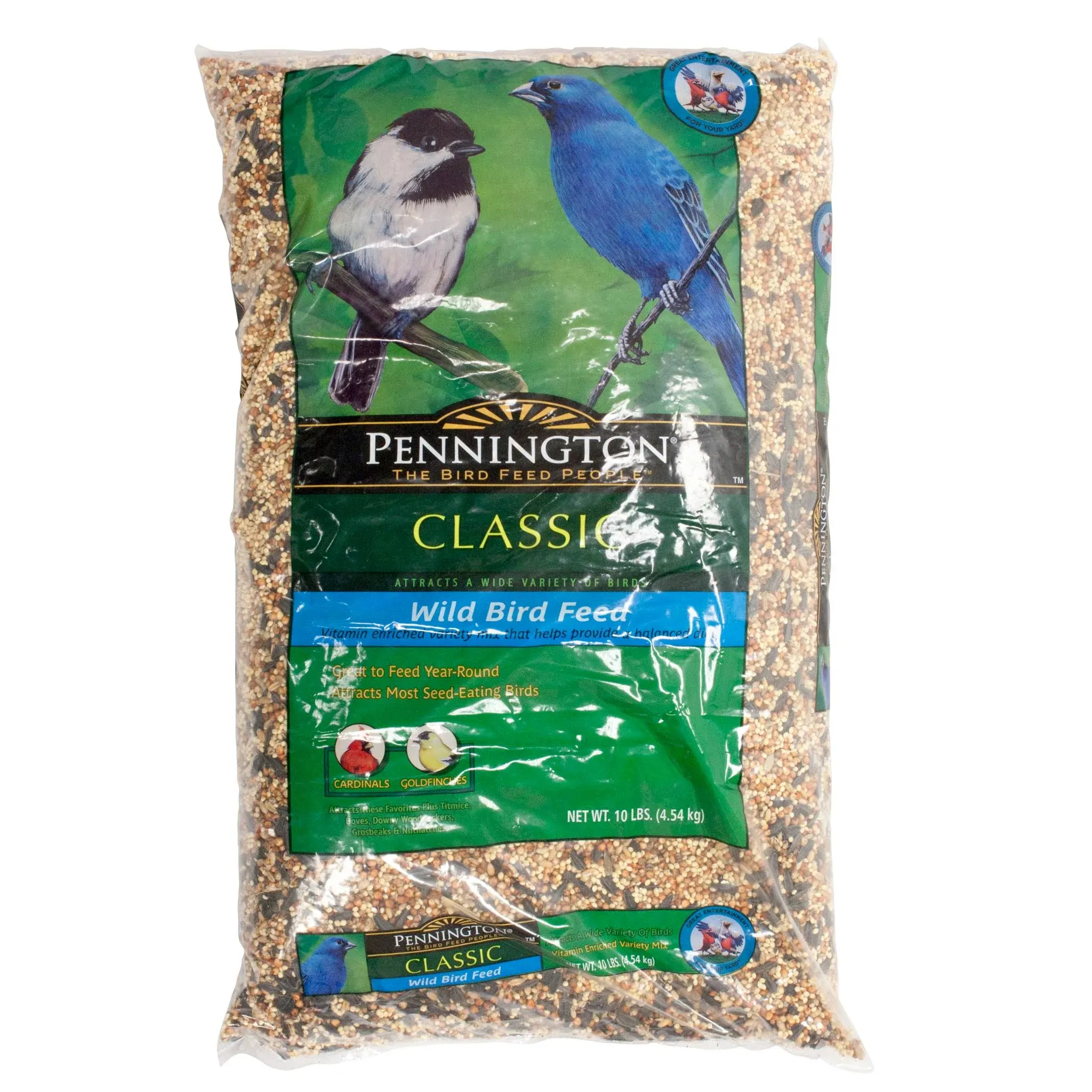 Pennington Classic Dry Wild Bird Feed and Seed, 10 lb. Bag, 1 Pack