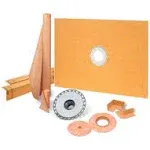 Clearance-Schl<wbr/>uter Kerdi-Shower Kit 38&#034; x60&#034;, PVC Flange