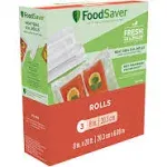 FoodSaver 8" x 20' Vacuum Seal Roll (3 Pack)