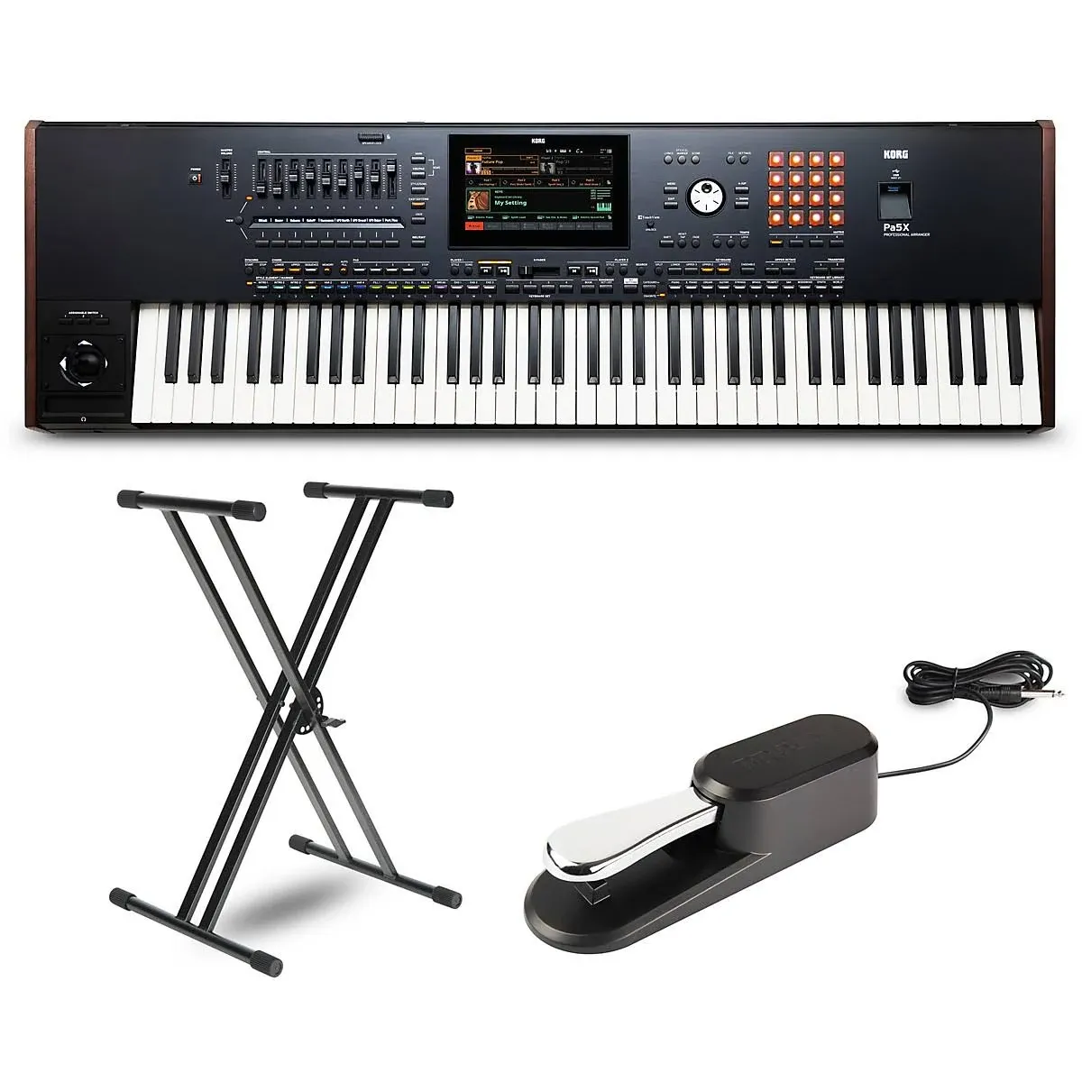 KORG Pa5X 76 Key Arranger with Stand and Pedal