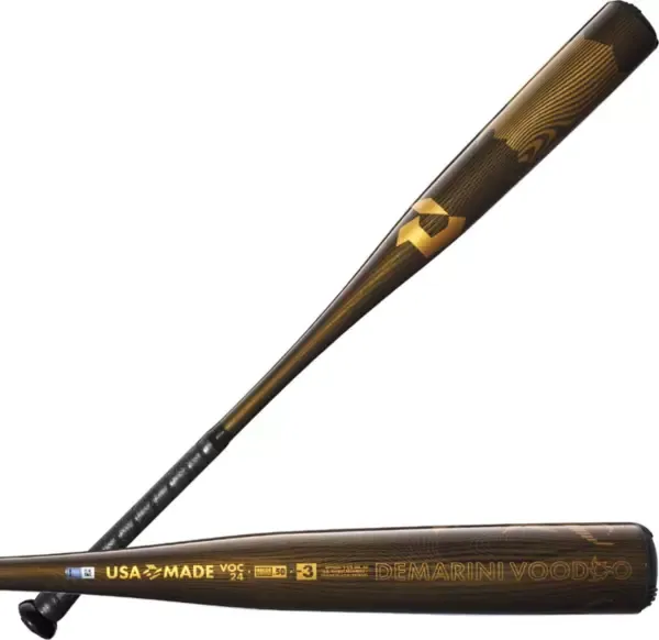 DeMarini 2024 Voodoo One (-3) BBCOR Baseball Bats - 29", 30", 31", 32", 33", 34"