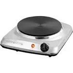 ELECTRIC COUNTERTOP SINGLE BURNER Cooktop Cast Iron Hot Plate Stove 1000W Cooker