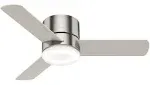 Hunter Minimus LED Ceiling Fan - Brushed Nickel - 44 in