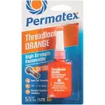 PERMATEX #25210 High Strength Removable Orange Threadlocker 10ml