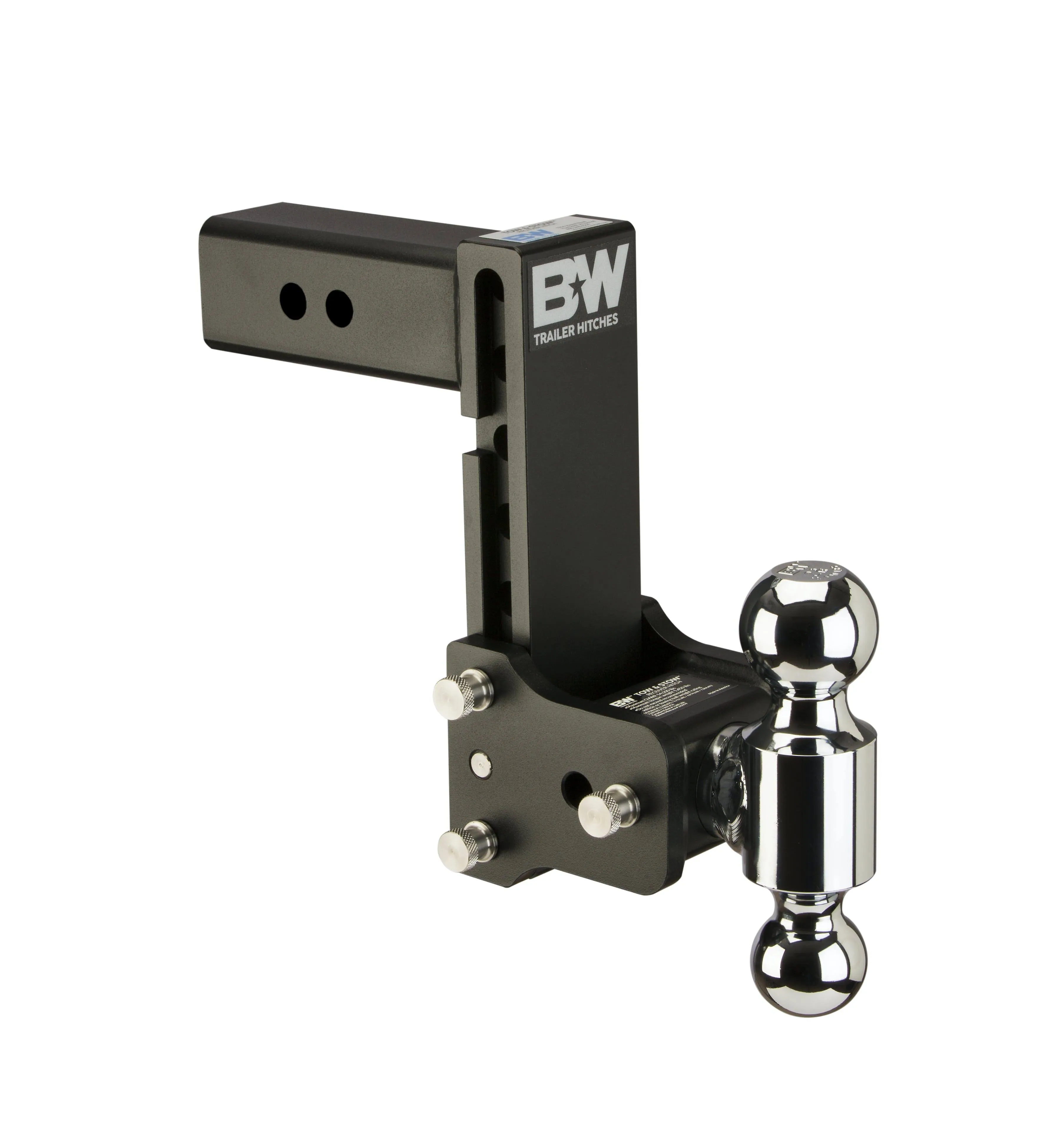 B&W TS10040B Tow & Stow Dual-Ball Trailer Hitch Mount - 7" Drop