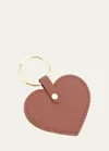 Royce New York Heart-Shaped Leather Key Chain