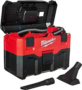 Milwaukee 0880-20 18-Volt Cordless Wet/Dry Vacuum, Red