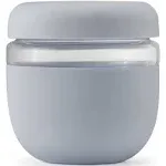 W&P Porter Seal Tight Glass Food Storage Container with Lid, Cream16oz, Leak & Spill Proof Meal Prep Container, Microwave & Dishwasher Safe, Borosilicate Glass