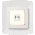 Broan-NuTone Bluetooth LED Grille &amp; Speaker Bathroom Exhaust Fan Cover-#FG800SP<wbr/>K