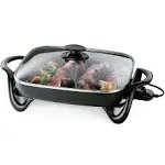 Presto 06852 16-inch Electric Skillet with Glass Cover