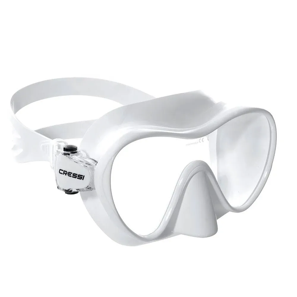 Cressi F1 Frameless Diving Mask White