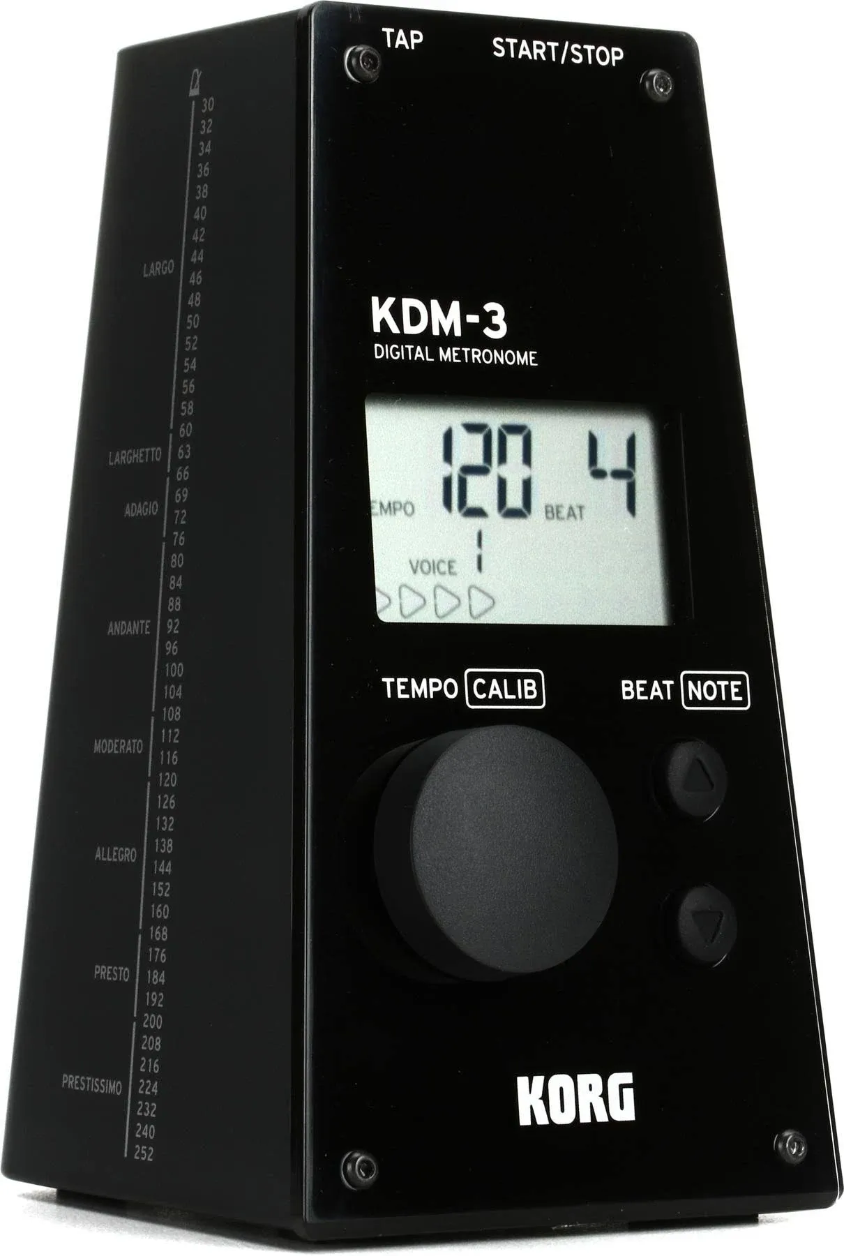 Korg KDM-3 Digital Metronome (Black)