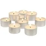 Stonebriar Unscented Long Burning Tealight Candles with 8 Hour Burn Time