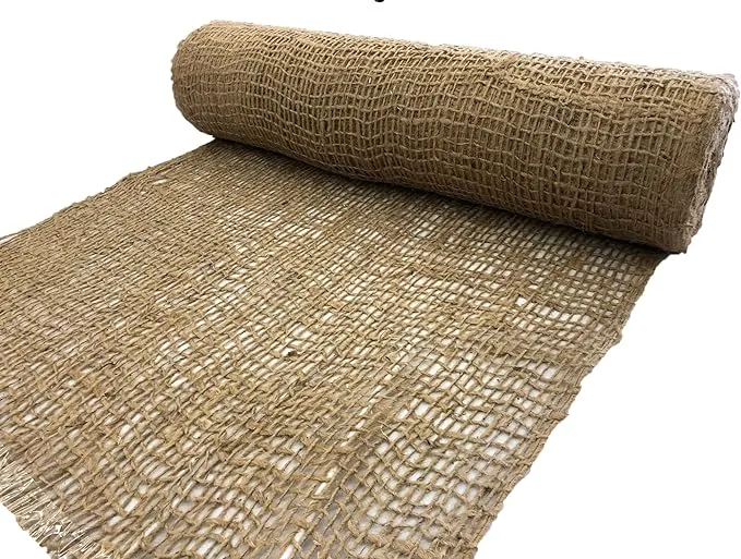 Jute Erosion Control, Soil Saver Mesh Blanket - 48" Wide x 20 Yards (60 feet Long) - 240 Sq. Ft. Coverage