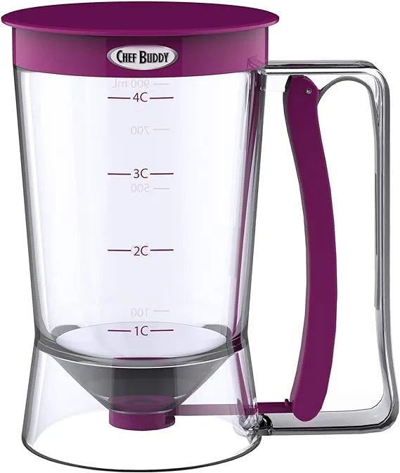 Chef Buddy 4-Cup Cake Batter Dispenser