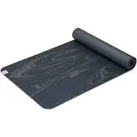 Gaiam Dry-Grip Yoga Mat - 5mm Thick Non-Slip Exercise &amp; Fitness Mat for Standard