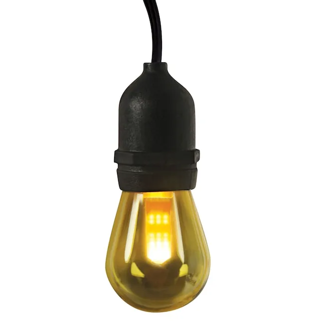 Feit Electric LED Flame Bulb String Lights Amber 6 lights