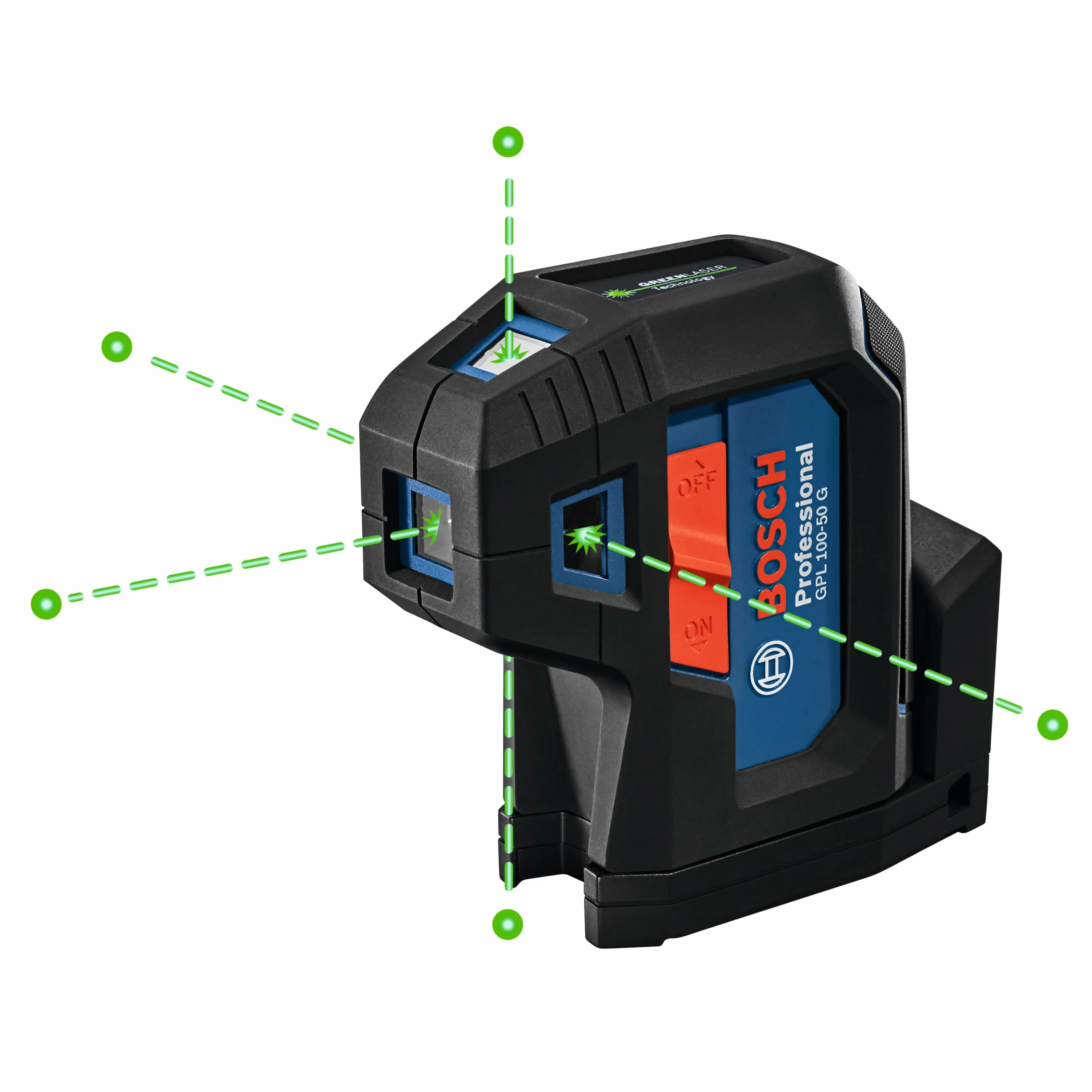 Bosch Green-Beam Five-Point Self-Leveling Alignment Laser GPL100-50G