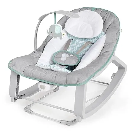 Keep Cozy 3-In-1 Grow with Me Vibrating Baby Bouncer Seat &amp; Infant to Toddler Ro