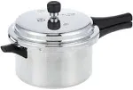 Prestige Popular Aluminium Pressure Cooker, 4 Liters