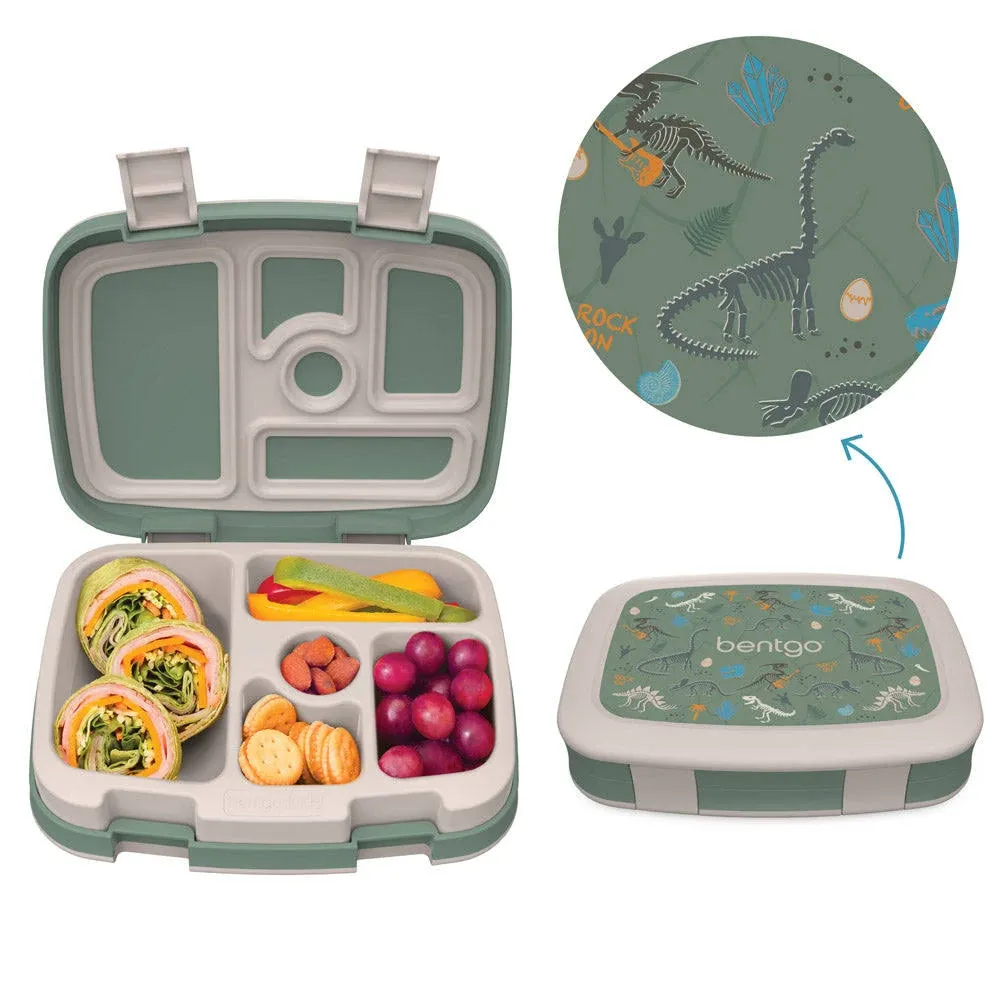 Bentgo Dino Fossils Kids Bento Lunch Box