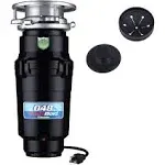 Waste Maid 1/3 HP Garbage Disposal, Includes Attached Power Cord 10-US-WM-048-3B