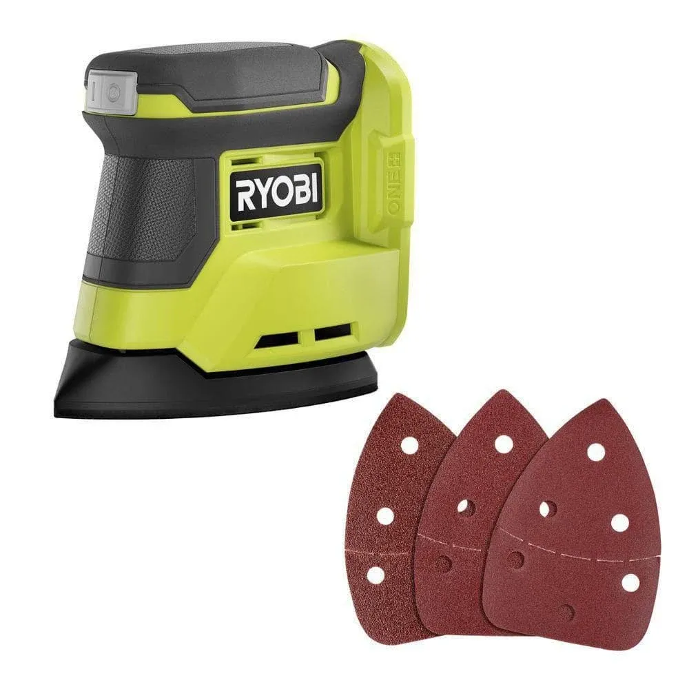 RYOBI ONE+ 18V Cordless Corner Cat Finish Sander (Tool Only) #2600