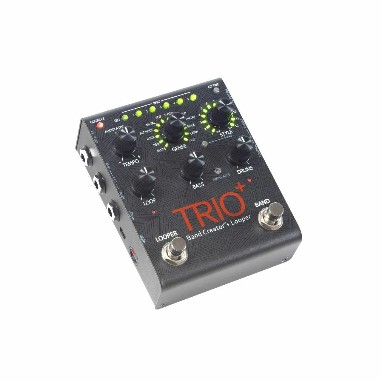 DigiTech Trio+ Band Creator Plus Looper Guitar Effects Pedal