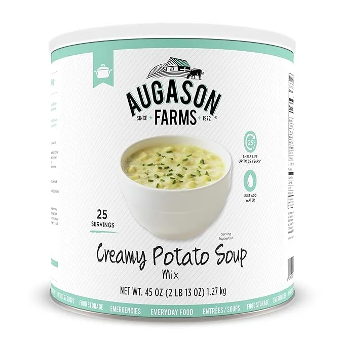 Augason Farms Creamy Potato Dry Soup Mix 2 lb 12 oz