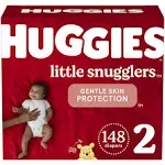 Huggies Little Snugglers Baby Diapers - Size 2 148 ct