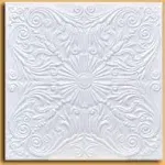 Antique Ceilings White Styrofoam Ceiling Tile Astana (Package of 8 Tiles) - Same As Spanish Silver and R139