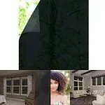 Gila Privacy Black Static Cling Residential DIY Window Film No Glue No Adhesive 3ft x 6.5ft (36in x 78in)