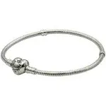 Pandora Couple Snake Bracelet -  Bracelet For Couples, Pandora Bracelet For Friends Heart Clasp Bracelet, Bracelet Gift, Pandora Gift