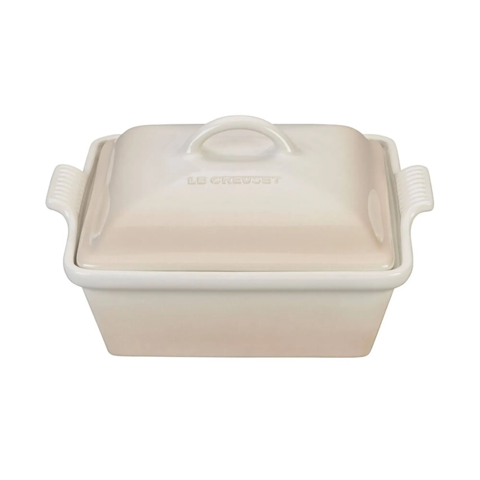 Le Creuset 2.5 qt. Square Heritage Covered Casserole | Sea Salt