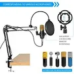 Neewer Microphone Arm Stand for Blue Yeti Snowball Yeti x Quad