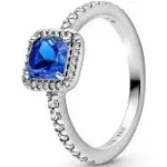 Ladies' Ring Pandora blue crystal