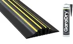 1 High Garage Door Threshold Seal Kit 10'3 inch Length | Flexible PVC | Complete Kit Includes 1 Adhesive | GaraDry